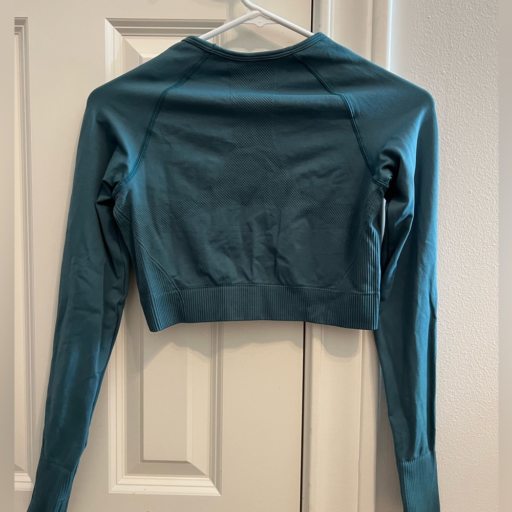 Amazon workout too, long sleeve - dark green